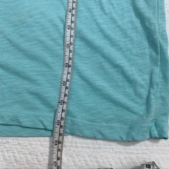 Victoria's Secret PINK Short Sleeve Mint Green/Grey T-Shirt S - Picture 6 of 9